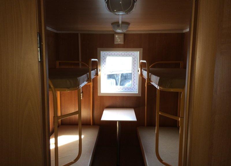 Вагон Ермак внутри