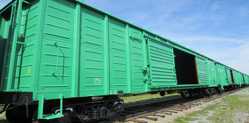 Крытый вагон 158 кубов