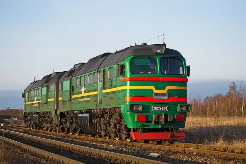Тепловоз м62 на колесах