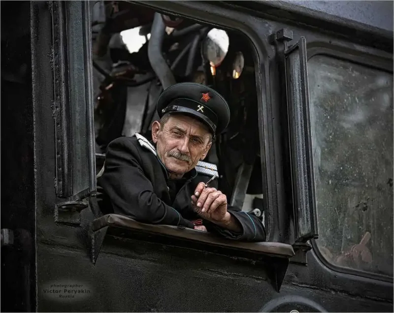 Машинист паровоза
