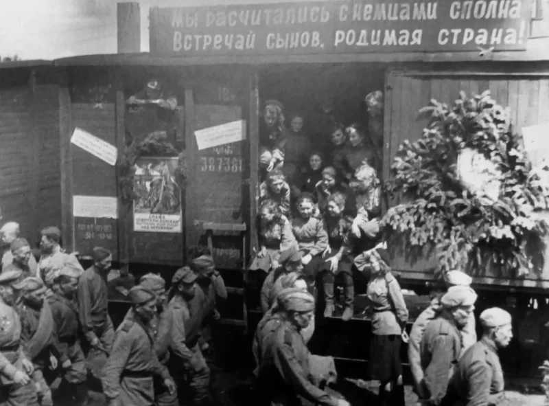 Поезда эшелоны Великой Отечественной войны 1941-1945