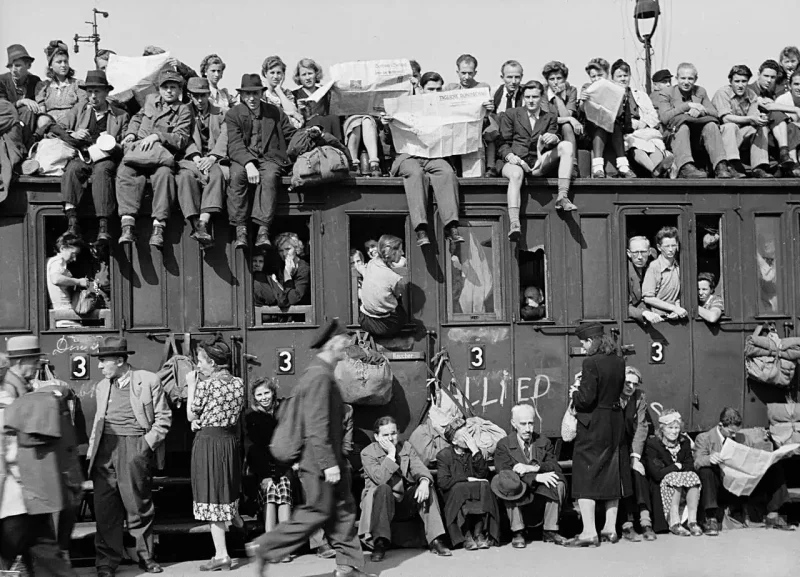 Поезд Победы 1945 белорусский вокзал