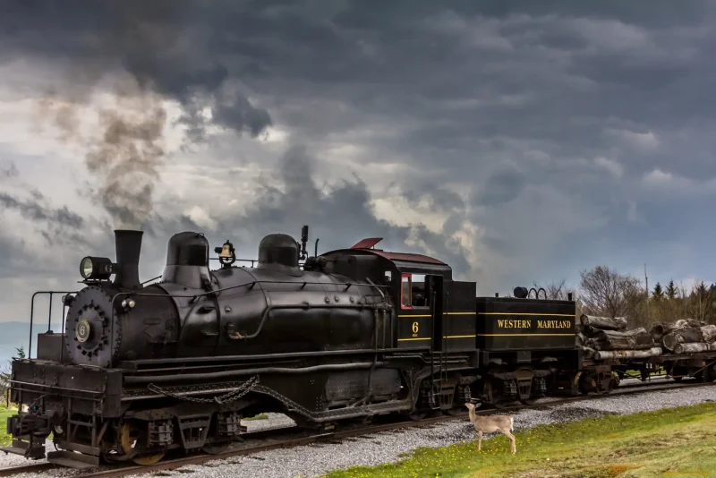 Паровоз с 245