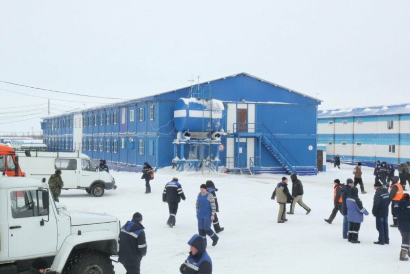 Вагон городок на месторождении