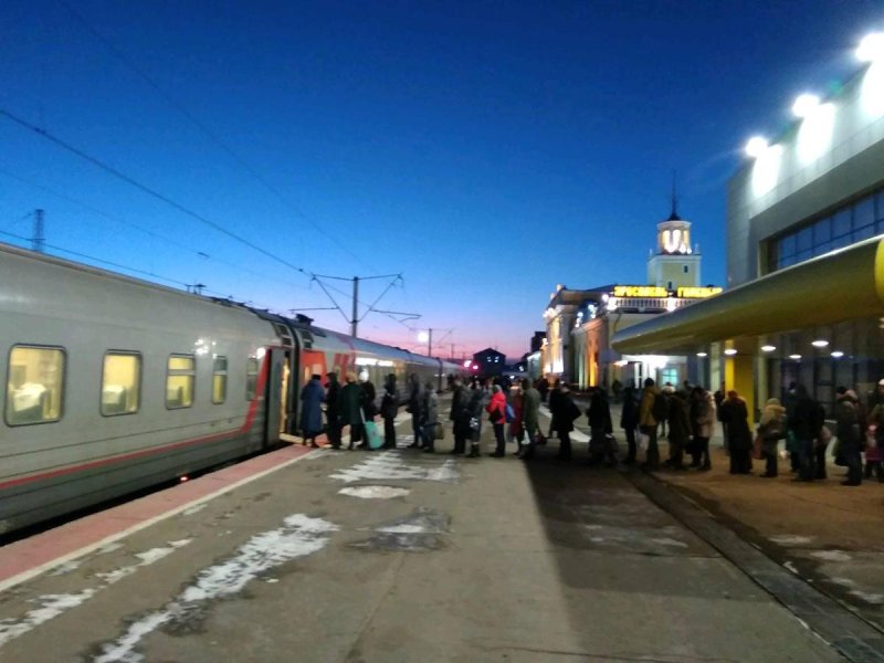 Поезд 101я Ярославль Москва