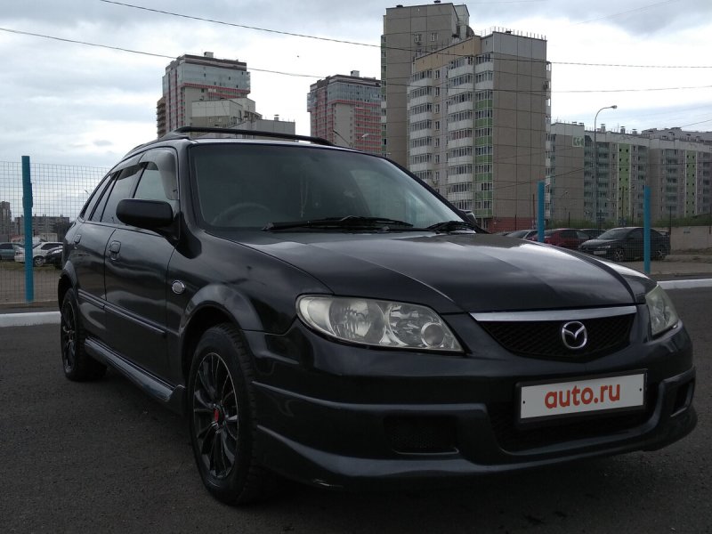Mazda familia s-Wagon черная