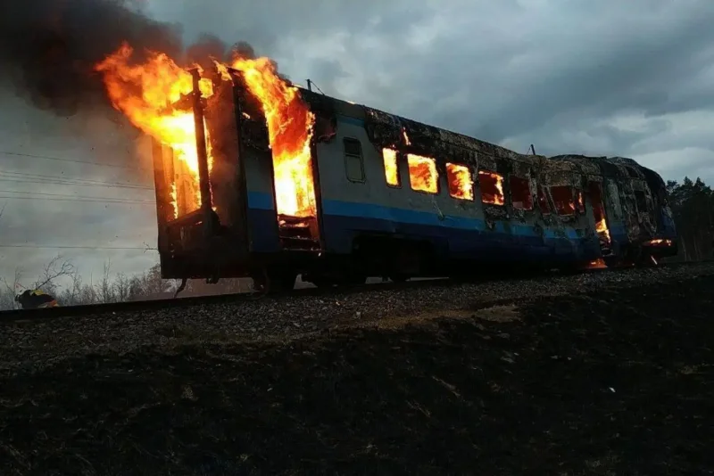 Взрыв паровозного котла