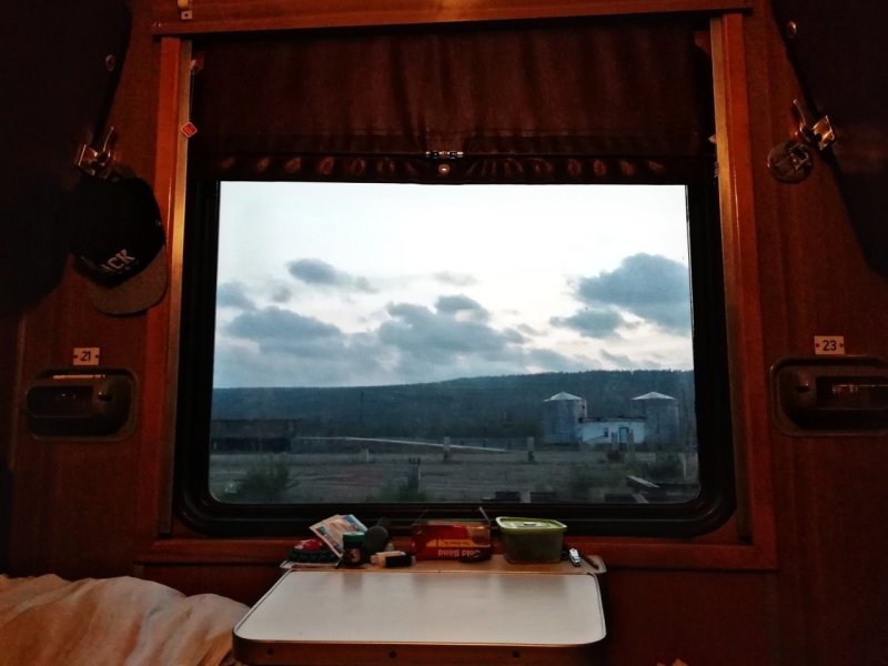 Окно вагона поезда