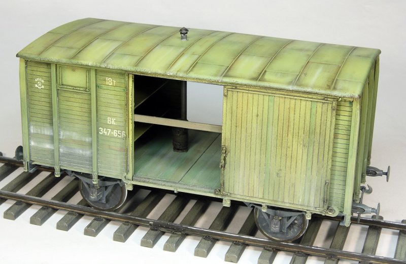 Крытый вагон Теплушка