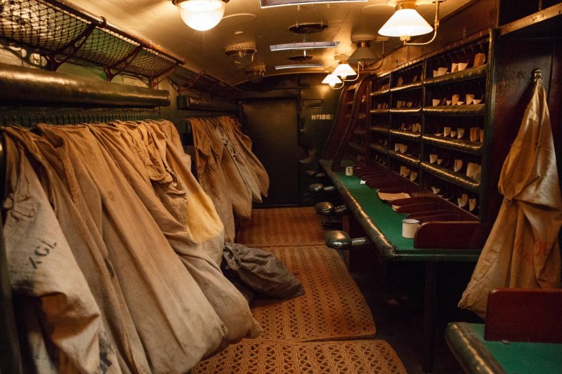 Багажный вагон изнутри Европа