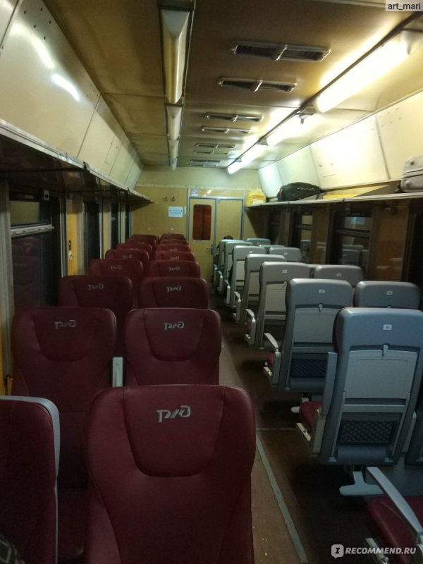 Поезд 107я сидячий вагон