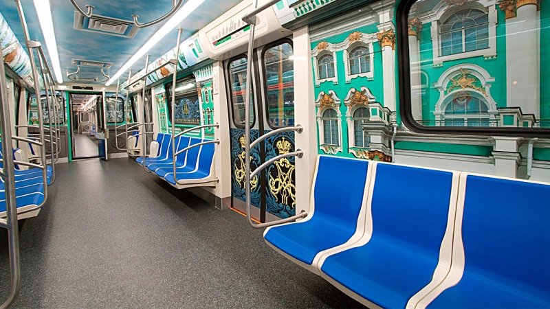 Метровагон Питер изнутри