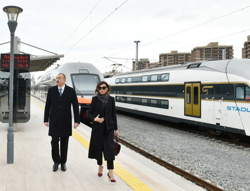 Поезд Баку Гянджа Stadler