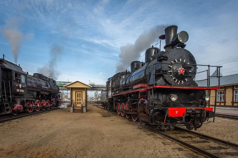 Анисовка станция паровоз