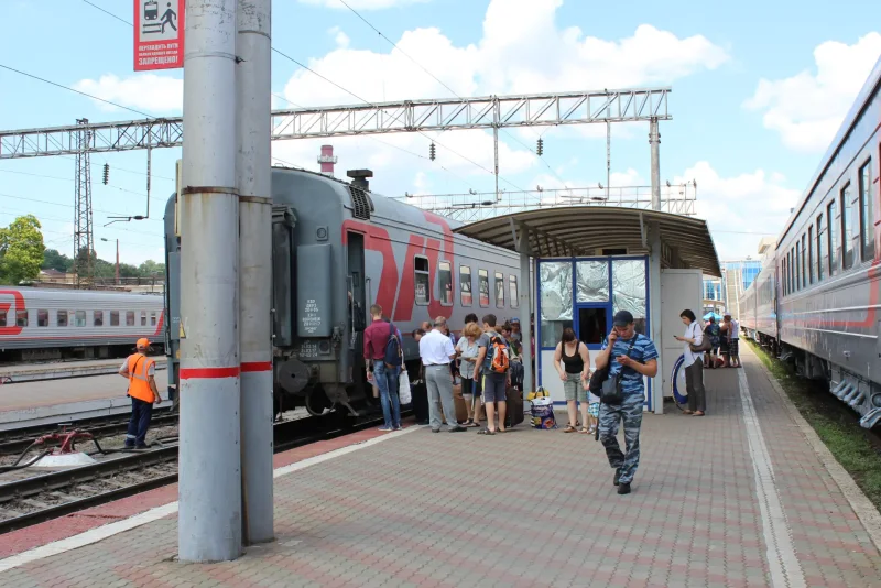 Вагоны поезда 479 Санкт-Петербург Сухум