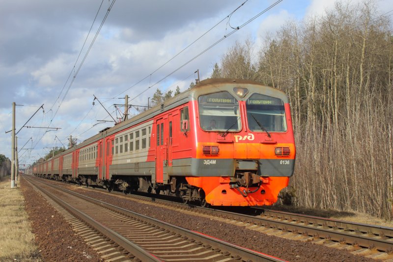Электропоезд эд4мк
