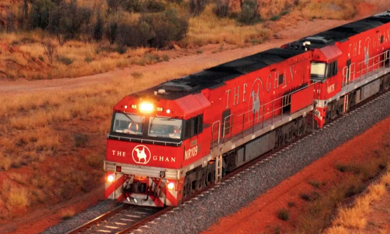 Поезд the Ghan Аделаида-Дарвин