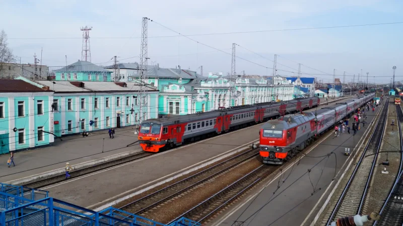 ЖД вокзал Тайга Кемеровская область