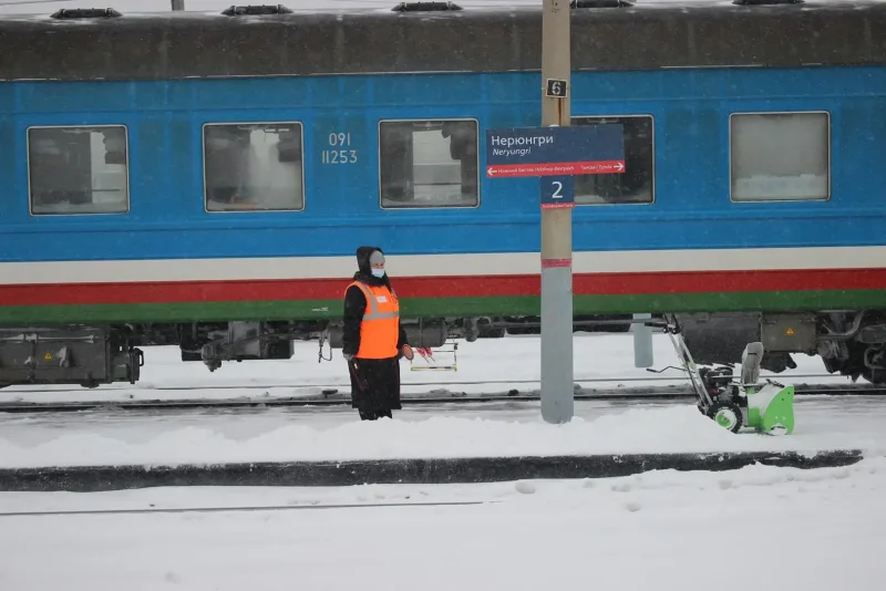 Станция Томмот Якутия