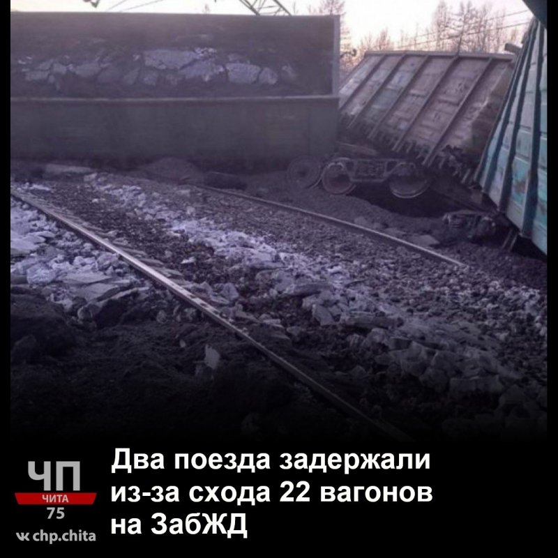 Сход вагонов на ТРАНССИБЕ