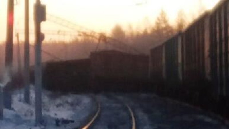 Сход вагонов в Забайкалье