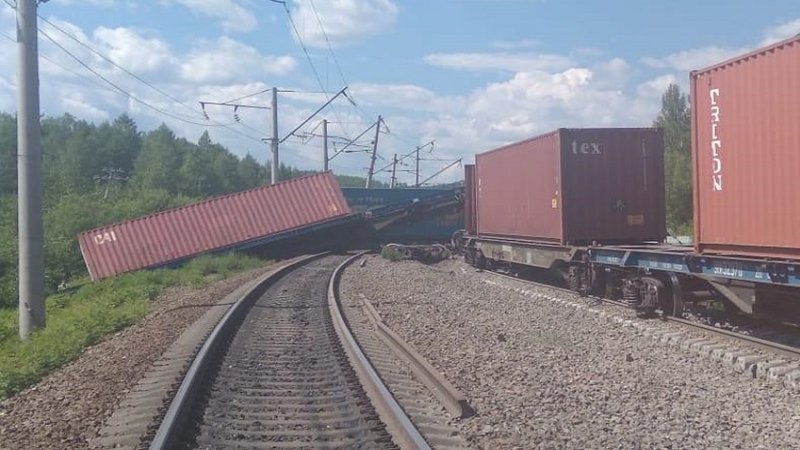 Сход вагонов на Забайкальской ЖД сегодня