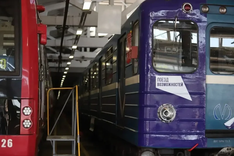 Новые поезда метро СПБ