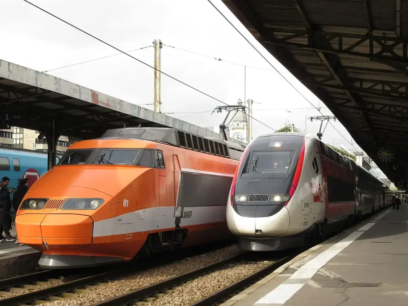 Скоростной поезд TGV Франция