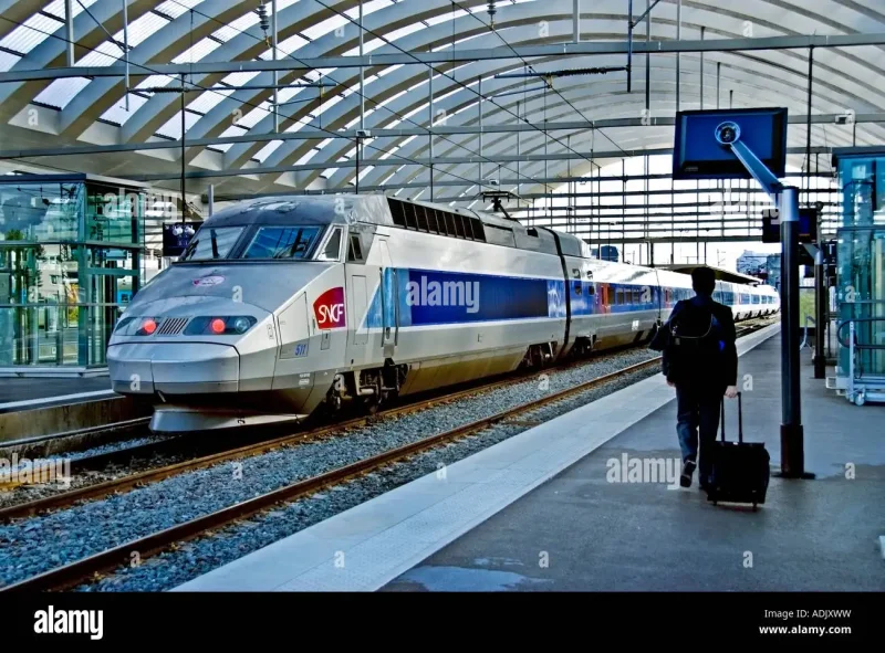Скоростной поезд TGV Франция