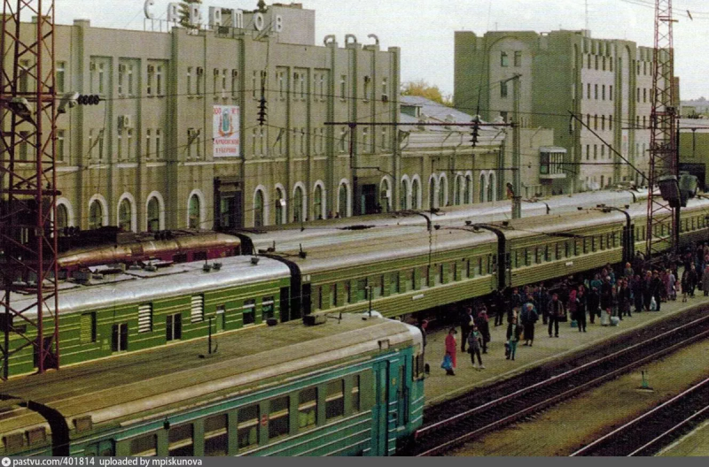Пассажирский грузовой вагон 1950