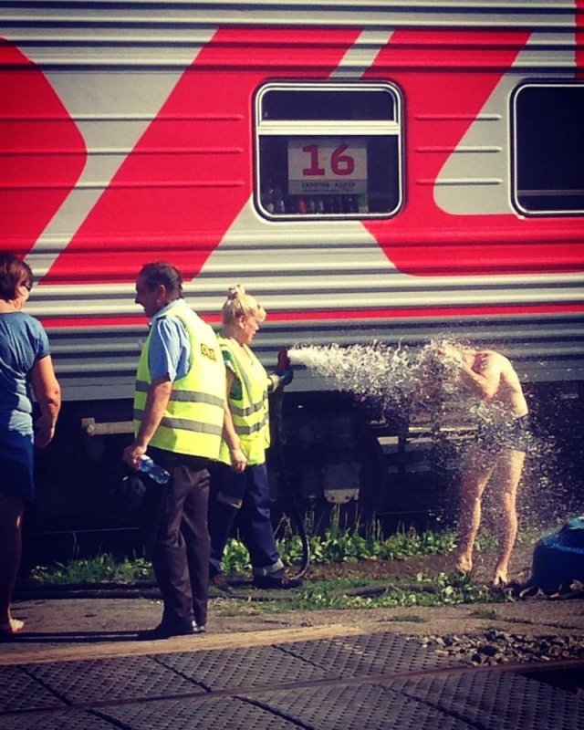 Смешные люди в электричках