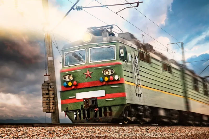 Тепловоз со звездой