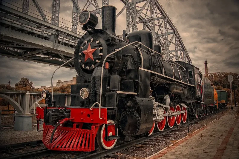 Локомотив паровоз тепловоз