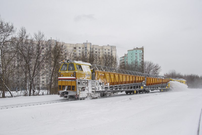 Поезд снегоуборочный самоходный ПСС-1к