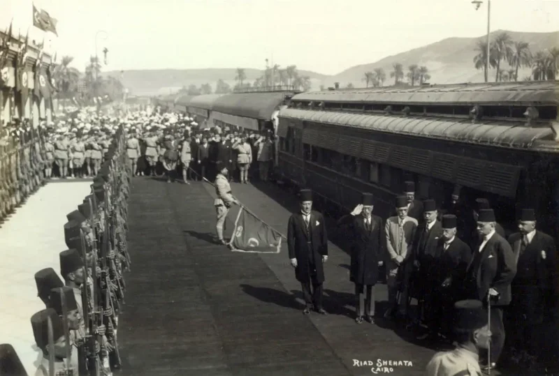 Solemn inauguration of a French Railway line in 1860