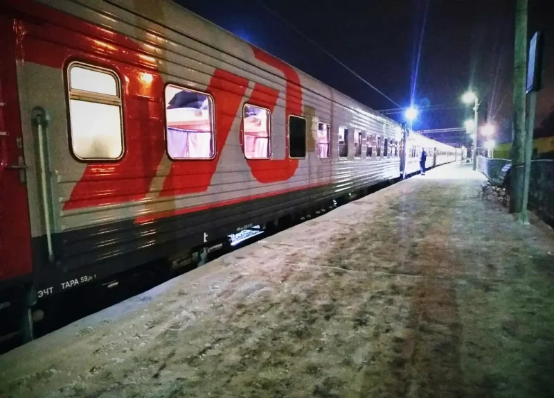 Ночной поезд РЖД