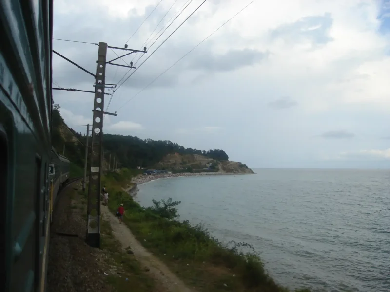 Дорога вдоль черного моря