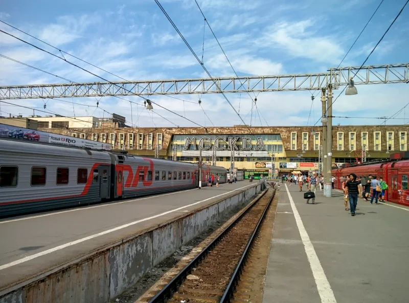 Павелецкий вокзал Москва. Железная. Дорога