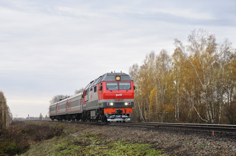 Тепловоз Бийск-Барнаул