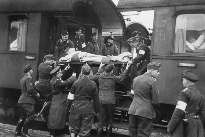 Санитарные поезда в годы войны 1941-1945
