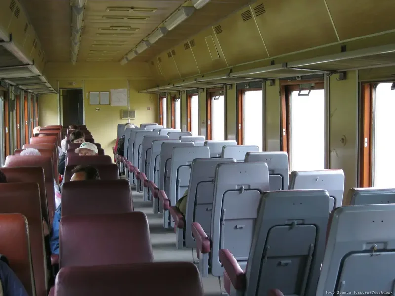 Bombardier bilevel coach Seats