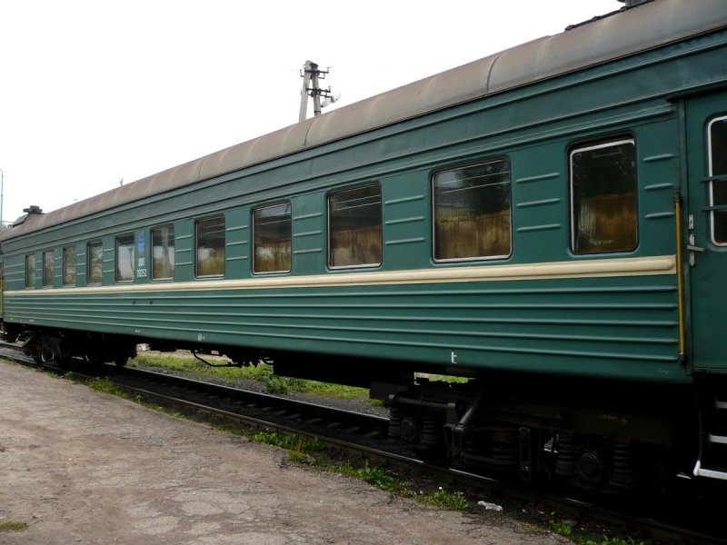 Старые зеленые вагоны