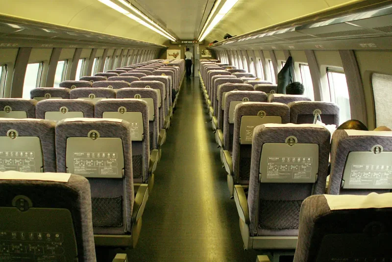 Shinkansen inside 180