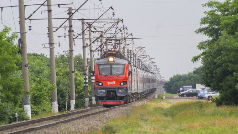 Электропоезд эп3д Хабаровск