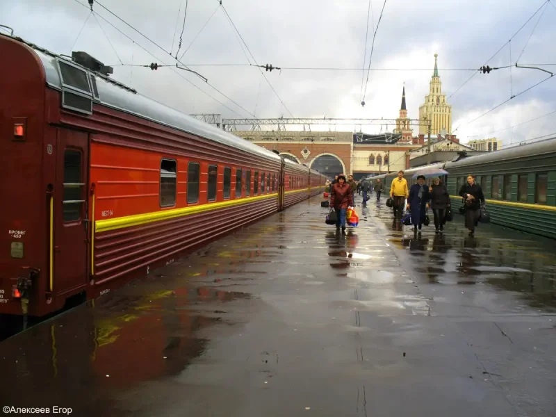 Поезд Южный Урал внутри