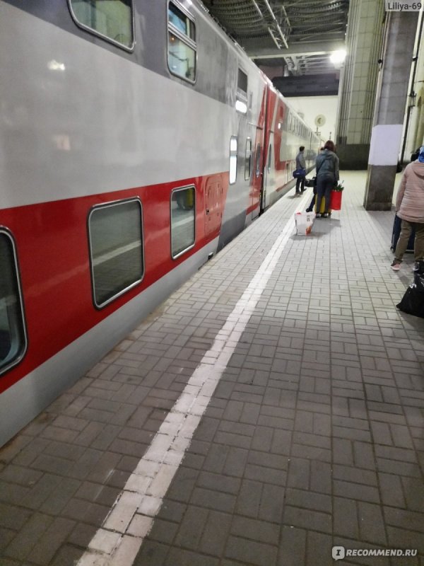 Поезд 049 Самара Москва двухэтажный