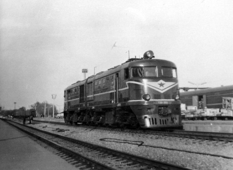 Тепловоз тэ3 в Ленинграде