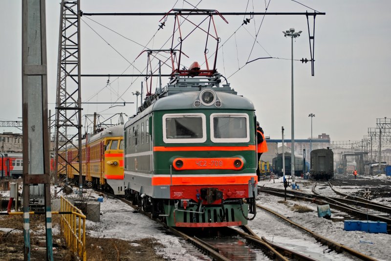 Электровоз чс2 Чебурашка в Новосибирске