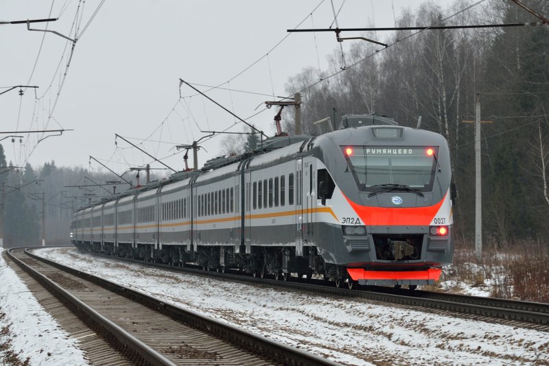 Электропоезд эп2д ЦППК