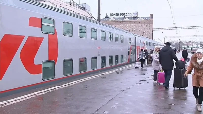 Фото св поезд москва казань двухэтажный